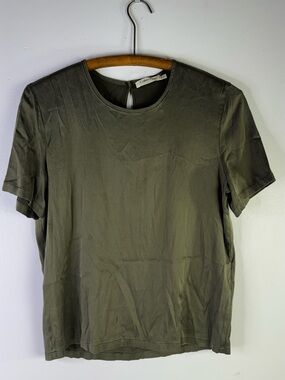 Calvin Klein collection silk-stretch party top size 6